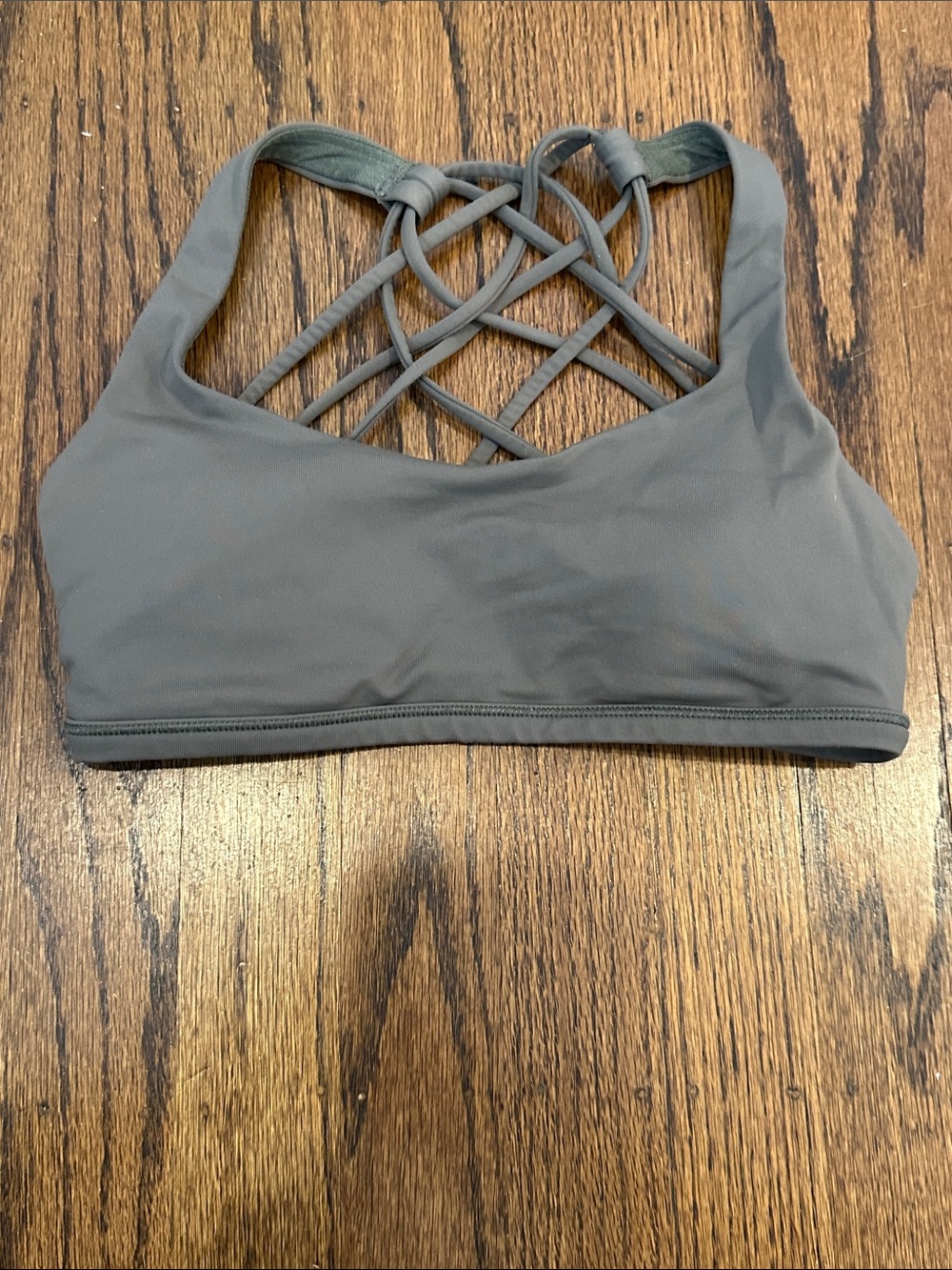 Lululemon Free to Be Wild Bra size 2 Army green
